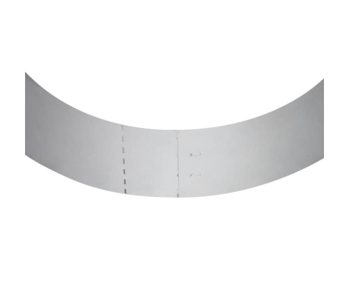 Zāliena apmales, 5 gab., cinkots tērauds, 100x14 cm