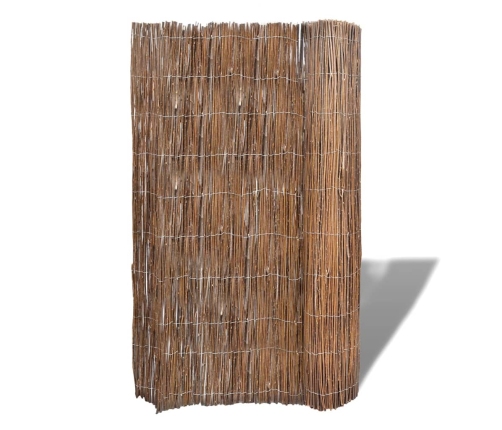 vidaXL vītola klūgu žogs, 300x100 cm