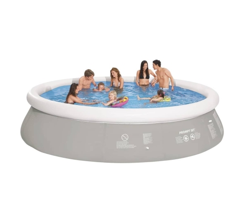 Jilong Piepūšamais Baseins, Apaļš, Pelēks, 450X122 Cm