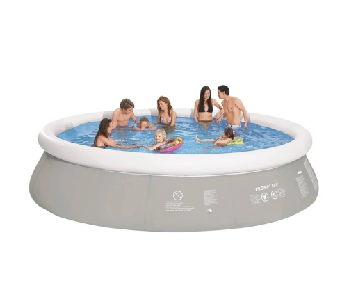 Jilong Piepūšamais Baseins, Apaļš, Pelēks, 450X122 Cm
