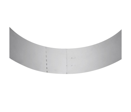 Zāliena apmales, 10 gab., cinkots tērauds, 100x14 cm