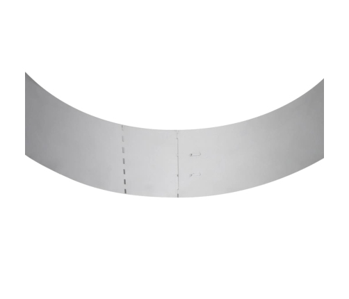 Zāliena apmales, 15 gab., cinkots tērauds, 100x14 cm