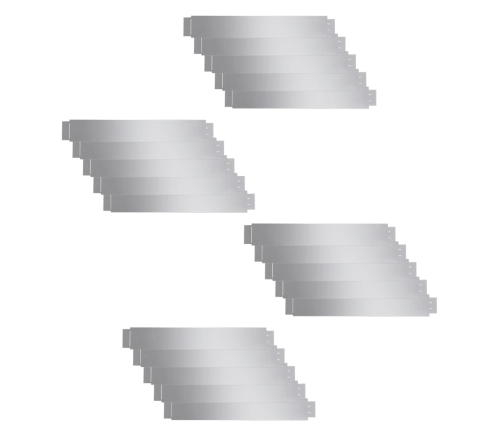 Zāliena apmales, 20 gab., cinkots tērauds, 100x14 cm