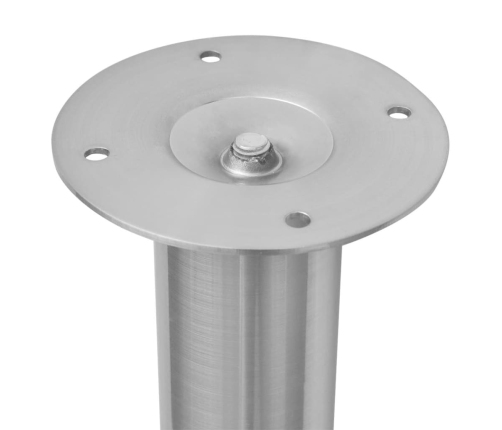 2 saliekamas galda kājas ar matētu niķeli, 710 mm-1100 mm