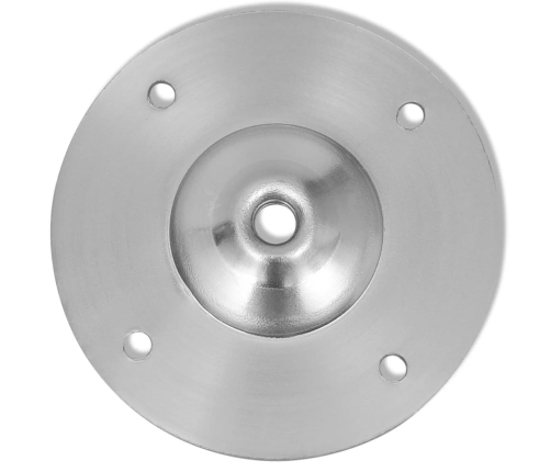 2 saliekamas galda kājas ar matētu niķeli, 710 mm-1100 mm