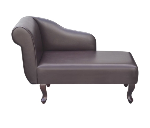 vidaXL zvilnis, brūna mākslīgā āda