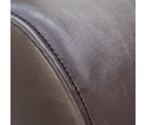 vidaXL zvilnis, brūna mākslīgā āda