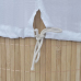 vidaXL veļas grozs, bambuss, dabīgā krāsā