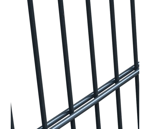 vidaXL žoga vārti, tērauds, 106x248 cm, antracītpelēki