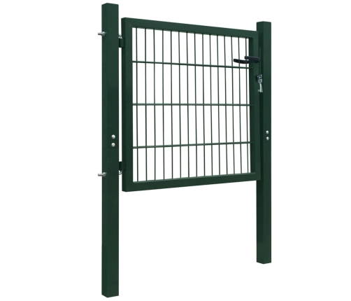 vidaXL žoga vārti, tērauds, zaļi, 105x150 cm