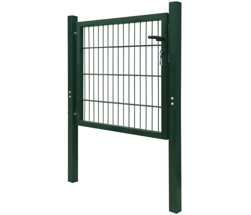 vidaXL žoga vārti, tērauds, zaļi, 105x150 cm