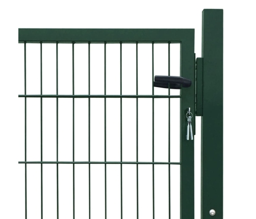 vidaXL žoga vārti, tērauds, zaļi, 105x150 cm