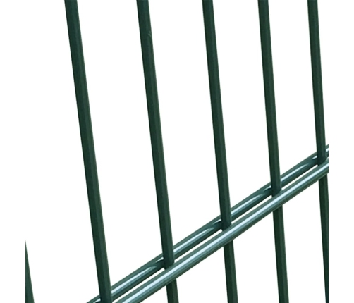 vidaXL žoga vārti, tērauds, zaļi, 105x150 cm