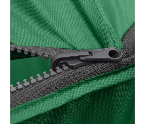 vidaXL zvejas lietussargs, 240x210 cm, zaļš