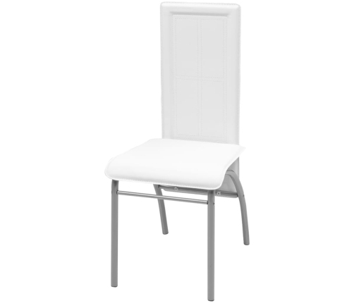 vidaXL virtuves mēbeļu komplekts, 5 gab., balts