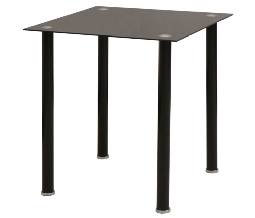 vidaXL virtuves mēbeļu komplekts, 5 gab., melns