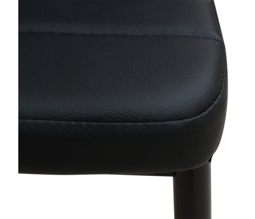 vidaXL virtuves mēbeļu komplekts, 5 gab., melns