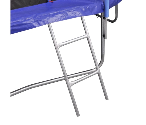 Батут с защитной сеткой и лестница 427 см (14ft) Vidaxl