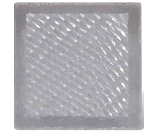 vidaXL zemē iebūvējamas LED lampas, 6 gab., 100x100x68 mm