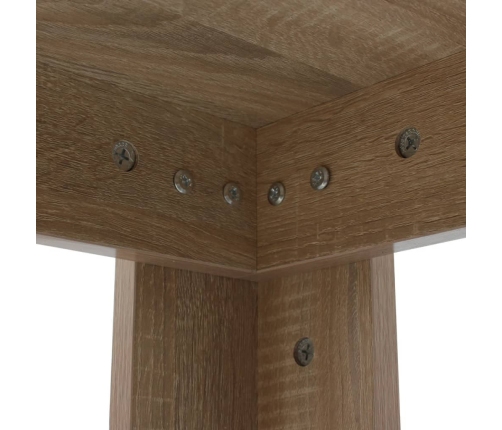 vidaXL virtuves galds, 140x80x75 cm, ozolkoks