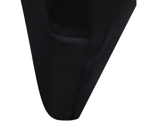 vidaXL krēslu pārvalki, 4 gab., elastīgi, melni