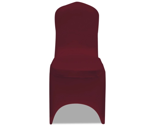 vidaXL krēslu pārvalki, 4 gab., elastīgi, bordo
