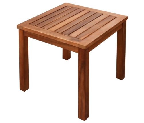 vidaXL sauļošanās zviļņi, 2 gb., ar galdiņu, akācijas koks, tekstilēns