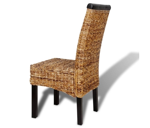 Virtuves Krēsli, 2 Gab., Abaka Un Mango Masīvkoks Vidaxl