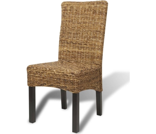 Virtuves Krēsli, 2 Gab., Abaka Un Mango Masīvkoks Vidaxl