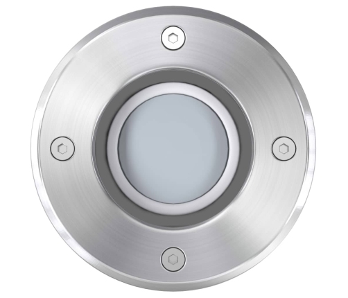 vidaXL dārza LED lampas, 3 gab., iebūvējamas zemē, apaļas