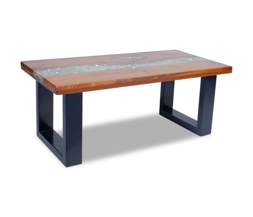 vidaXL kafijas galdiņš, 100 x 50 cm, tīkkoks