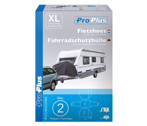 ProPlus velosipēda pārsegs, 2 riteņiem, XL