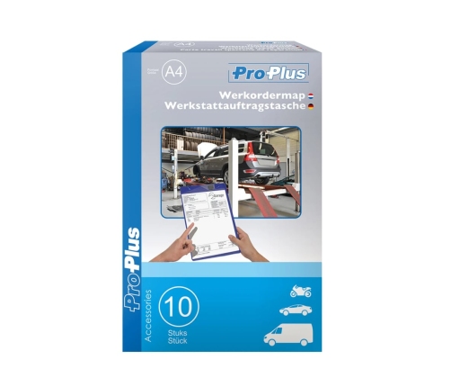 ProPlus garāžas remonta pasūtījumu turētāji, 10 gab., violeti, A4