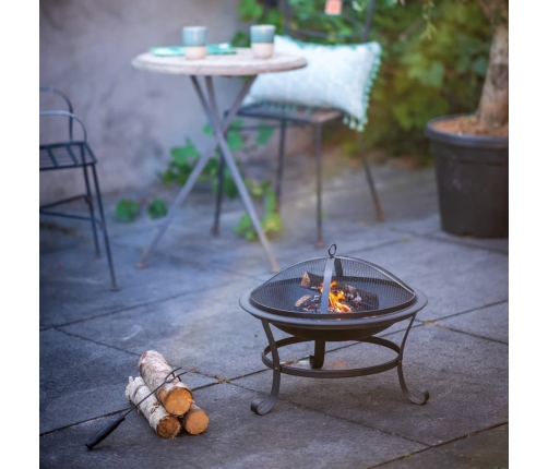 RedFire ugunskura bļoda Atlanta, melns tērauds, 51 cm, 85014