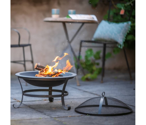 RedFire ugunskura bļoda Atlanta, melns tērauds, 51 cm, 85014