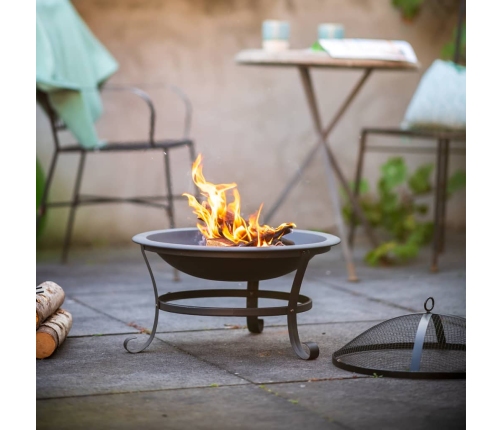 RedFire ugunskura bļoda Atlanta, melns tērauds, 51 cm, 85014