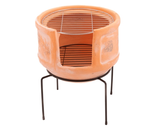 RedFire dārza kamīns Lima, māls, salmu krāsā, 86033