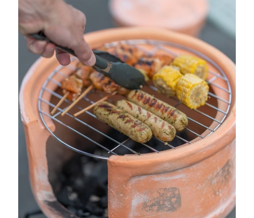 RedFire dārza kamīns Lima, māls, salmu krāsā, 86033