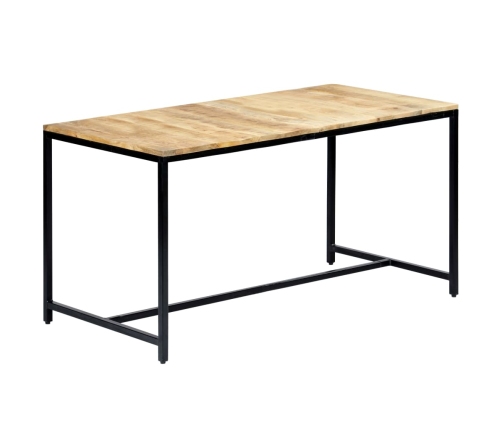 vidaXL virtuves galds, 140x70x75 cm, mango masvīkoks