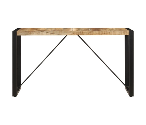 vidaXL virtuves galds, 140x70x75 cm, mango masvīkoks