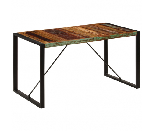 Virtuves Galds, 140X70X75 Cm, Pārstrādāts Masīvkoks Vidaxl