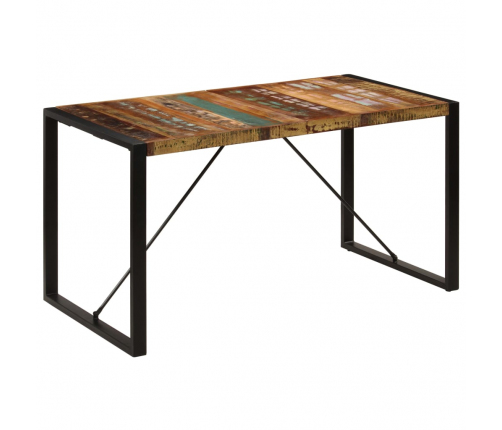 Virtuves Galds, 140X70X75 Cm, Pārstrādāts Masīvkoks Vidaxl