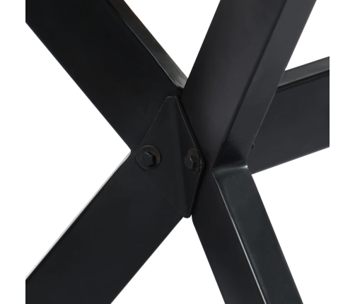 vidaXL virtuves galds, 200x100x75 cm, mango masīvkoks