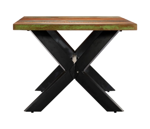 vidaXL virtuves galds, 200x100x75 cm, pārstrādāts masīvkoks