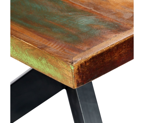 vidaXL virtuves galds, 200x100x75 cm, pārstrādāts masīvkoks