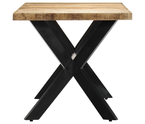 vidaXL virtuves galds, 140x70x75 cm, mango masvīkoks