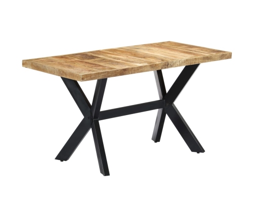 vidaXL virtuves galds, 140x70x75 cm, mango masvīkoks