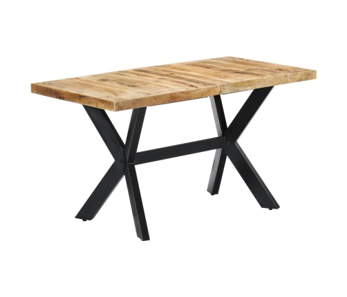 vidaXL virtuves galds, 140x70x75 cm, mango masvīkoks