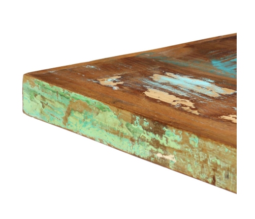 vidaXL virtuves galds, 140x70x75 cm, pārstrādāts masīvkoks