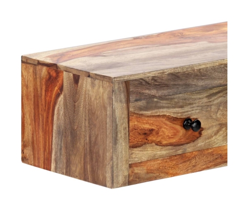 vidaXL konsoles galdiņš, 100x25x20 cm, masīvs rožkoks